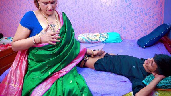 Stepmom Caught Her Stepson While He Was Planning For Masturbating - desi-porntube.com - India on poweredporn.com