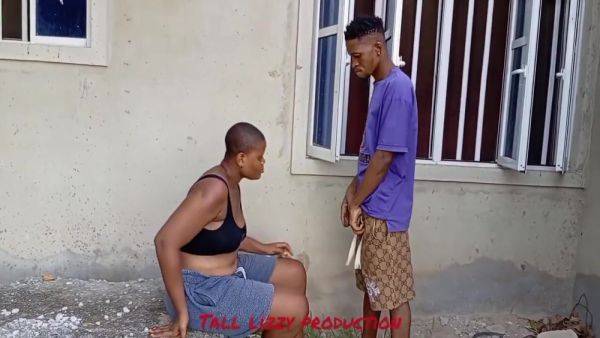 I Visited My Compound Boy Friend We Did A Quickly Outside Then His Friends Was Tempted To Join - hotmovs.com - Nigeria on poweredporn.com