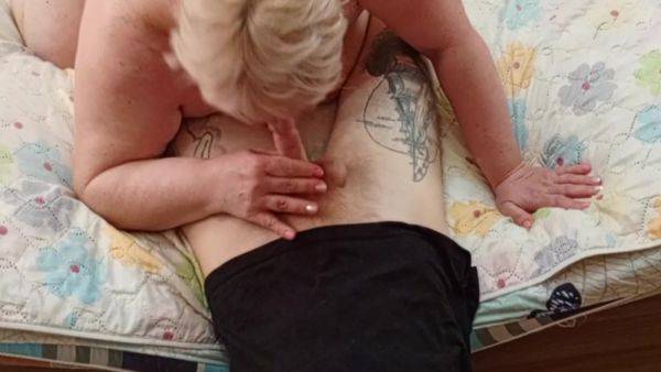 Stepmom Got A Portion Of Cum In Her Throat - upornia.com - Russia on poweredporn.com