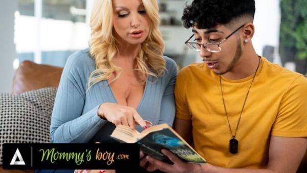 MOMMY'S BOY - Stepson Realizes MILF Brittany Andrews Used Him As Inspiration For Erotic Novella - txxx.com on poweredporn.com