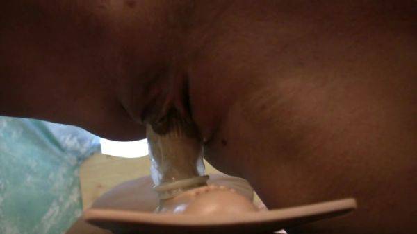 Alluring blonde babe is testing her new sex toy - hotmovs.com on poweredporn.com