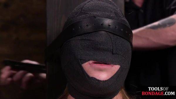 Sensory deprivation bitch caned - hotmovs.com on poweredporn.com