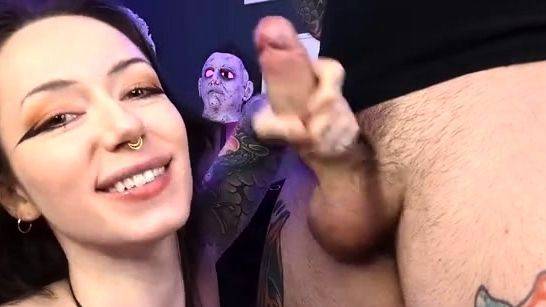 Big tit brunette MILF sucks and tit fucks a big cock - drtuber.com on poweredporn.com