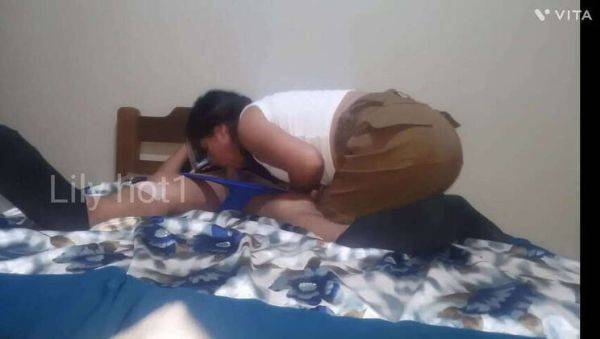 Unaware of the hidden cam, this young Latin man is filmed in a hotel - porntry.com on poweredporn.com