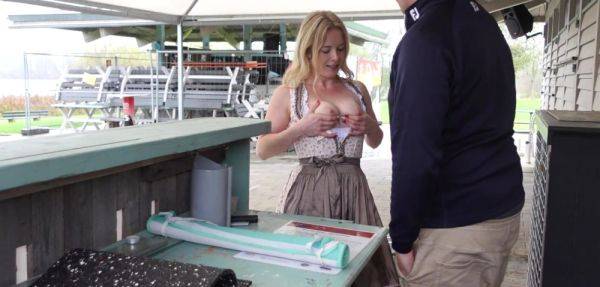 VILLAGE BITCH! Traditional costume whore at the lake kiosk! If the innkeeper is closed, then I tap myself! - inxxx.com on poweredporn.com