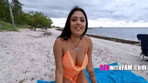 Beachside Family Fun: Serena Santos & Johnny Love's Forbidden Tryst - porntry.com on poweredporn.com