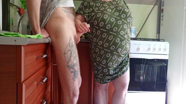 Female Hands Make My Cock Hard And Make Him Cum - upornia.com - Russia on poweredporn.com