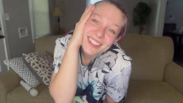 Oblivious Bf Dream Thinks Spryte Is Watching Anime W/subtitles - hclips.com on poweredporn.com