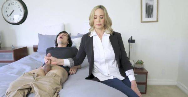 Aroused mom jerks y*** boy's dick and enjoys sex the hard way - alphaporno.com on poweredporn.com