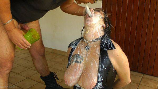 Dirty Face Fuck With Yogurt & Milk Pt2 - hclips.com on poweredporn.com