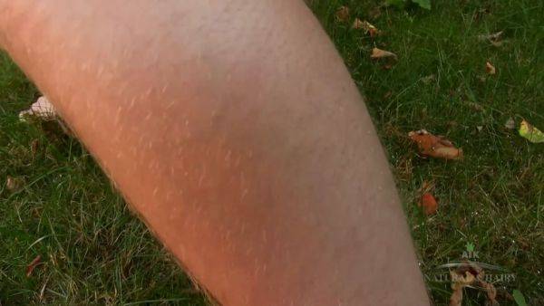 Kayc Loves To Give Her Soft Light Colored Muff Some Air When She Is Out Back Swinging - hotmovs.com on poweredporn.com