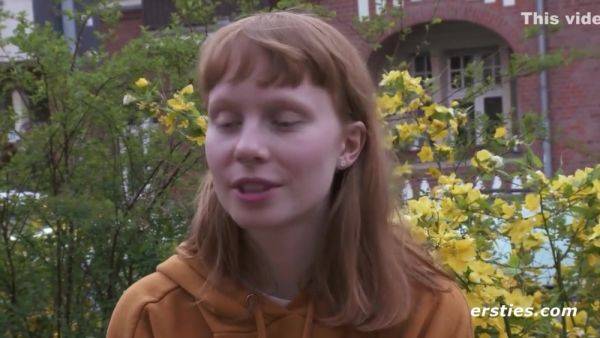 Sexy Redhead Masturbates While We Get To Watch - hotmovs.com - Germany on poweredporn.com