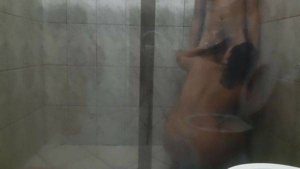 Part1 Sex In The Bathroom With A Big Couple, Big Ass And Big Dick - desi-porntube.com - India on poweredporn.com