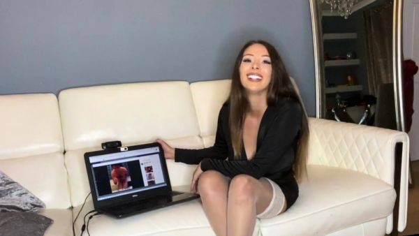 Solo femdom babe laughs on small cocks - drtuber.com - Britain on poweredporn.com