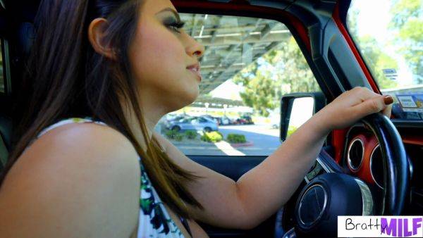 Stepmom Ella Knox tries to cheer up stepson with a wild titty fuck and deep throat session - S6: E4 - sexu.com on poweredporn.com