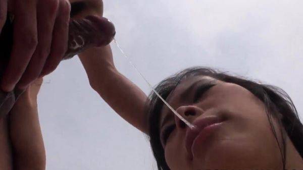 Stacked MILF Kyouko Maki gets a creampie under the sun - drtuber.com - Japan on poweredporn.com