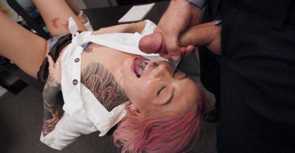 Petite blonde babe lets horny teacher break her muff - alphaporno.com on poweredporn.com