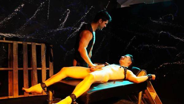 Grant Ducati Gets Tickles And Strokes from Devin Franco - drtuber.com on poweredporn.com