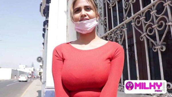 Latina Yorgelis Carrillo Poses in My Studio Showing Off Huge Breasts - xxxfiles.com on poweredporn.com