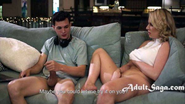 Stepmom Rachael Cavalli in Taboo Masturbation, Caught by Stepson Josh Rivers - veryfreeporn.com on poweredporn.com