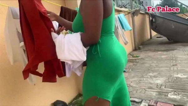 At Last, I Got With My New Neighbor After Ogling Her While She Seductively Hangs Clothes (FULL VIDEO ON RED) - porntry.com on poweredporn.com