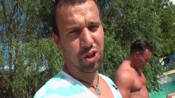 Blonde German Pool - hotmovs.com - Germany on poweredporn.com