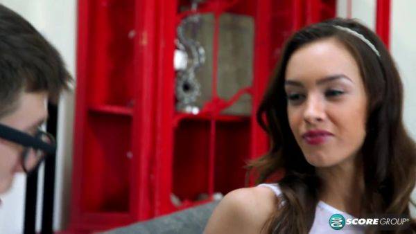 Charity Crawford Pumps Her Pussy on a Lucky Nerd's Cock - hotmovs.com on poweredporn.com