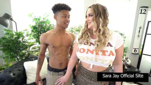 Bisexual Stars Sara Jay & Hot Ass Hollywood Take on the Sexy Neighbor Lil D! - xxxfiles.com on poweredporn.com