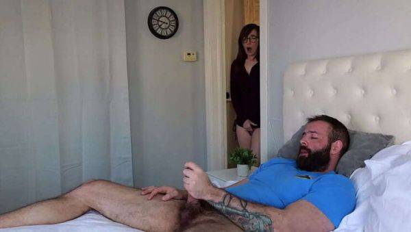 Step-mom Caught Stepson Jerking Off: Uncensored Encounter - porntry.com on poweredporn.com