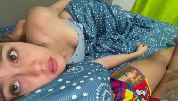 My Stepsister Relaxes on My Legs, Leading to a Naughty Encounter as My Parents Are Absent. - porntry.com on poweredporn.com