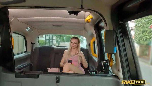 Fake Cab Driver Gets Intimate with Blonde Social Media Star and Her Small Breasts - xxxfiles.com - Czech Republic on poweredporn.com