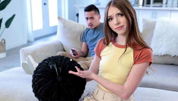 Stop My Stepbro from Trashing Our Pillows - xxxfiles.com on poweredporn.com