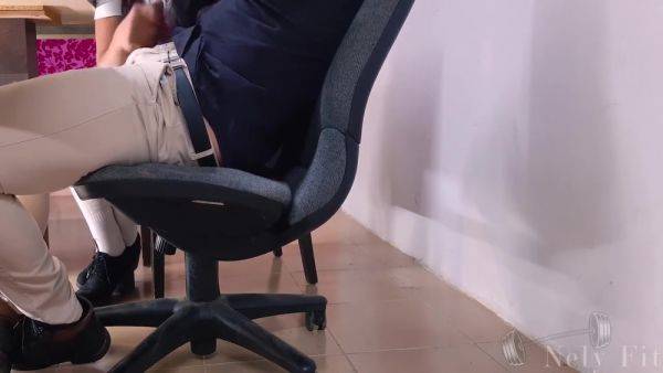 Student 18+ Fucks Her Teacher Sucking His Cock First And Then Jumping On It 12 Min - Anelly Fit And Leo Fit - hotmovs.com on poweredporn.com