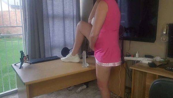 Captured my stepsister while she was masturbating, she was so lustful that she didn't object to me ejaculating on her leg - xxxfiles.com on poweredporn.com