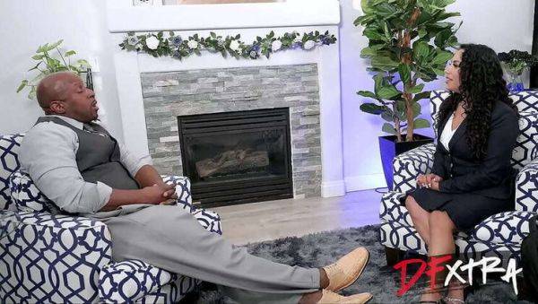 Widowed Latin Woman Swallowing Huge CEO's Cock - Brianna Bourbon - DFXtra - xxxfiles.com on poweredporn.com