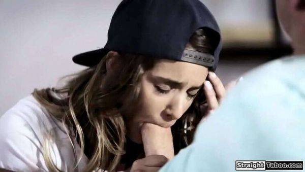 Stepdad fucks his lesbian stepdaughter - porntry.com on poweredporn.com