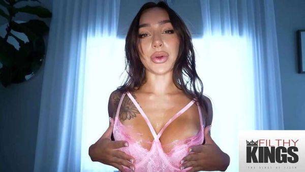 Dirty Massage: Hottest Brunette with Tattoos Gets Oiled Up & Banged - porntry.com on poweredporn.com