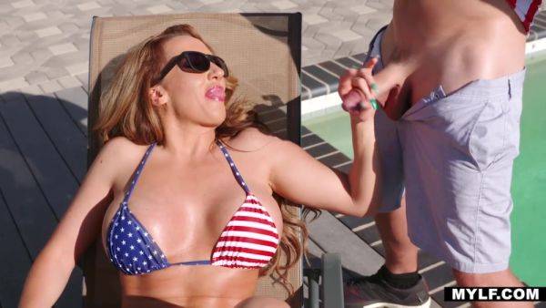 Bald Bloke Is Richelles Stepson For The 4th! - videomanysex.com on poweredporn.com