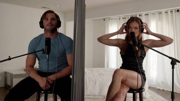 Nathan Bronson's throbbing cock slams into blind date Katie Kush's tight red head pussy in HD reality - sexu.com on poweredporn.com