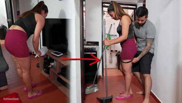 The maid's first day on the job turned unexpectedly raunchy. - porntry.com on poweredporn.com