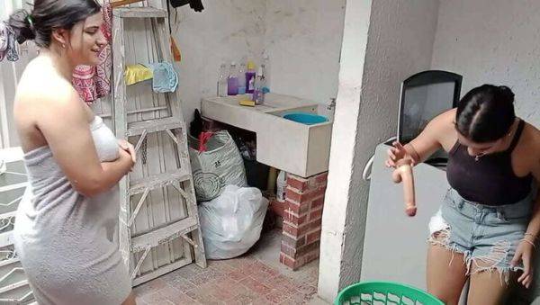 I discover a dildo with semen, the client returns for it and seduces me. He undresses and eats me out, leading to hot sex. - xxxfiles.com on poweredporn.com