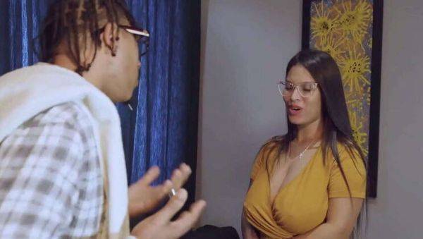 Nerdy neighbor, fucks hot Latina neighbor with big tits - veryfreeporn.com - Brazil on poweredporn.com