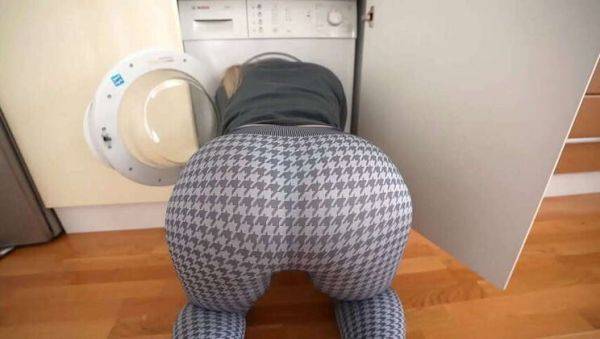 Step-Sister with Stunning Ass Gets Trapped in Washing Machine: A Hot & Creamy POV Encounter - veryfreeporn.com on poweredporn.com