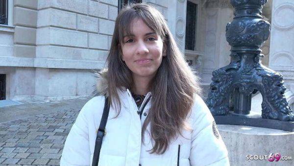 Slim Teen Lili Charmelle: Raw Pickup & Rough Debut - German Casting - xxxfiles.com - Germany on poweredporn.com