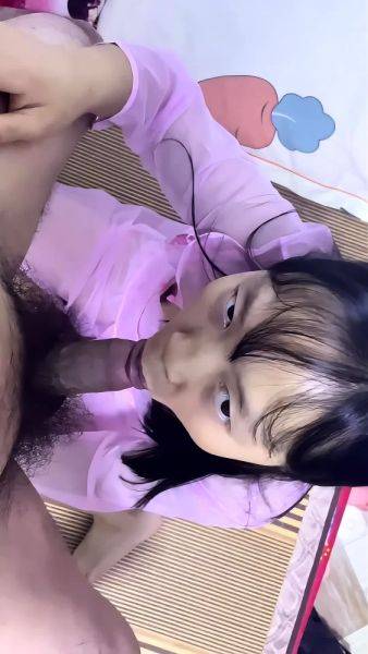Chinese woman blowjob eats cum - drtuber.com - China on poweredporn.com