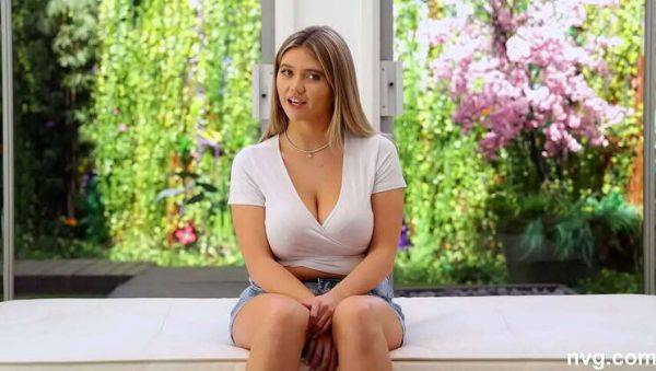 Who's the blonde teen with the big tits and full name? - porntry.com on poweredporn.com