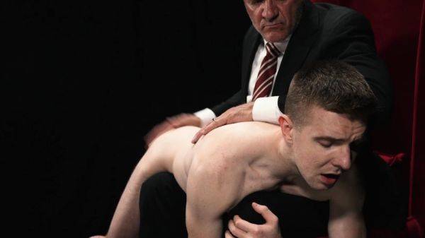 DILF Dillon Stone fucked twink Serg Shepard with a dildo - drtuber.com on poweredporn.com