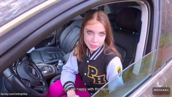 Lucky Stranger Encounters MihaNika69 for a Public Park Rendezvous - xxxfiles.com on poweredporn.com