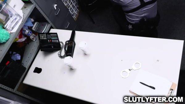 Scarlett Alexis In Horny Officer Interrogates And Strips Down - hotmovs.com on poweredporn.com