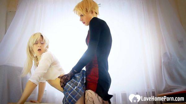 Blonde cosplayer gets a dick inside of her - txxx.com on poweredporn.com